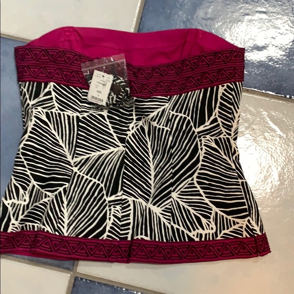 Size 2 pink and black boustier - Picture 3 of 3